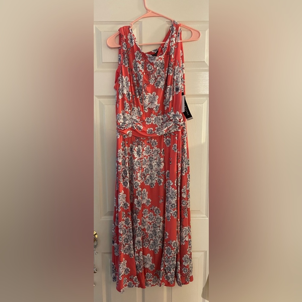 Perceptions New York Coral Color Dress